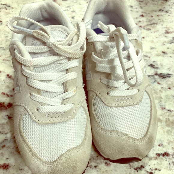 cream colored new balance